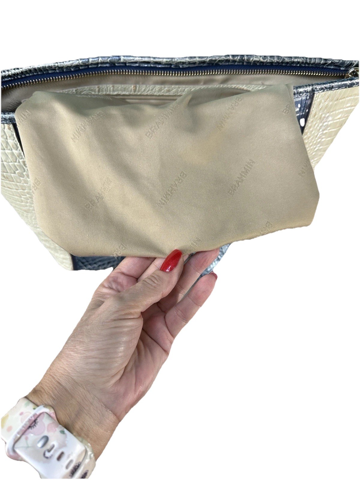 Brahmin Medium Asher Graphite Crestview Melbourne… - image 6