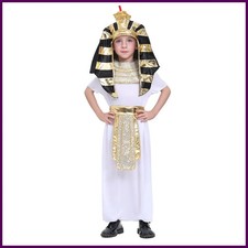 Child Boy Ancient Egyptian King Pharaoh Cosplay Halloween Fancy Dress Party