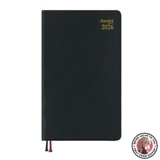 NEW Daigo 2026 Planner Appointment Weekly Double-Page Spread Black E1120