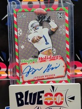 Jaquan Brisker Auto Rookie 2022 Leaf Happy Holidays XRC Bears Steelers