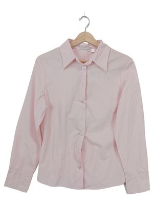 FLG Flashlights Damen Hemdbluse Rosa Gr. 38 Business Langarm Bluse