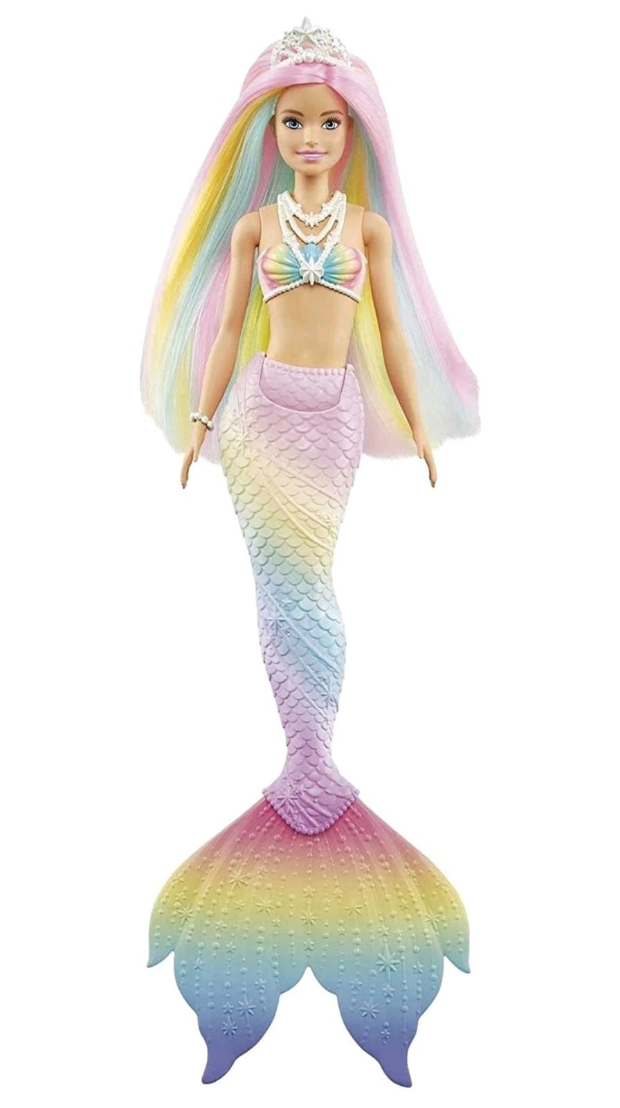 Barbie Dreamtopia RAINBOW MAGIC Mermaid Doll Water-Activated Color Change Blonde