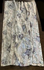 Matching set Croscill Cassis Chambord Amethyst Floral Shower Curtain and Valance