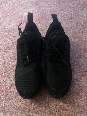WOMEN s NEW Nike Air Max 270 WOMEN size 7.5 Black New without box.  Worn inside.