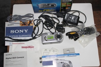 Sony Cyber-shot DSC-P10 Digitalkamera Komplettset   mit OVP