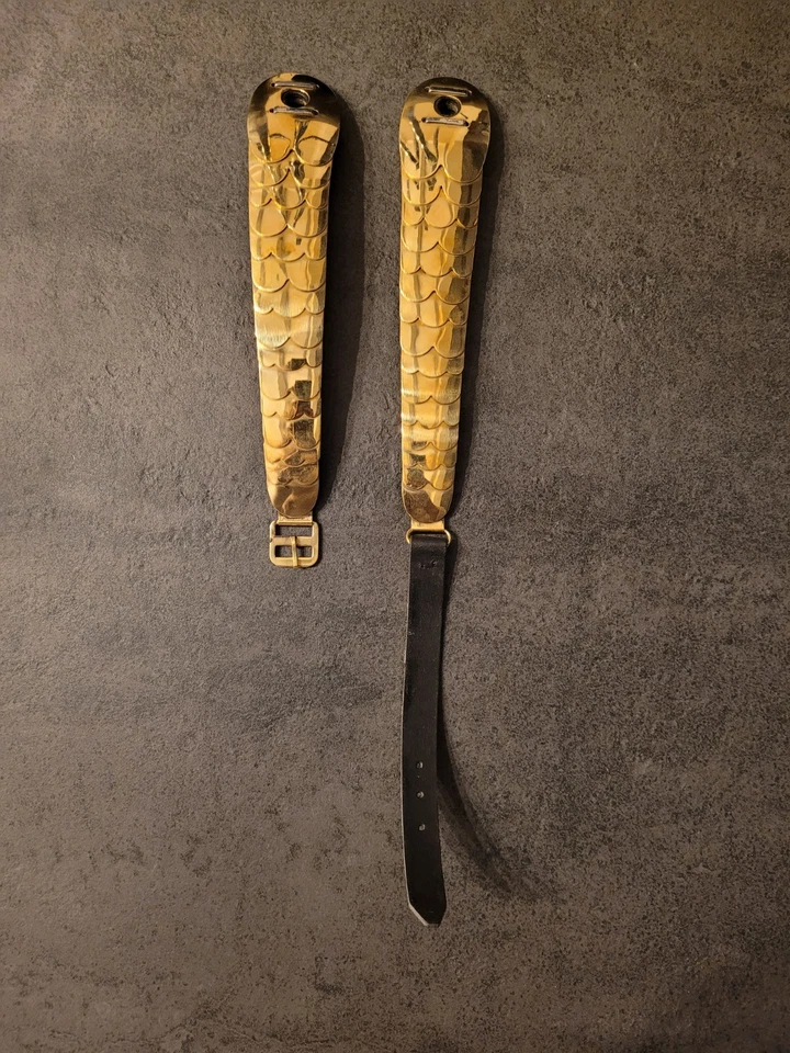 Paire De Jugulaires Casque Pompier 1855 1872 - Photo 2/3