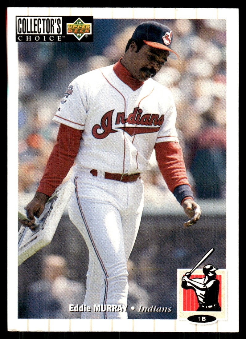 Eddie Murray 1994 Collector's Choice #595 Indians FREE SHIPPING StackedPacks
