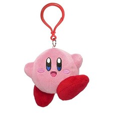 Plush Key Chain - Nintendo - Kirby - Jumping 3.5" Plush New 1709
