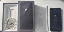 Apple iPhone 8 Plus Nero Smartphone a barra con scatola, cavo e adattatore SIM