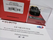 BBR Deluxe 1:43 Ferrari SF90 Spider Black Yellow Convertible Limited Car Model