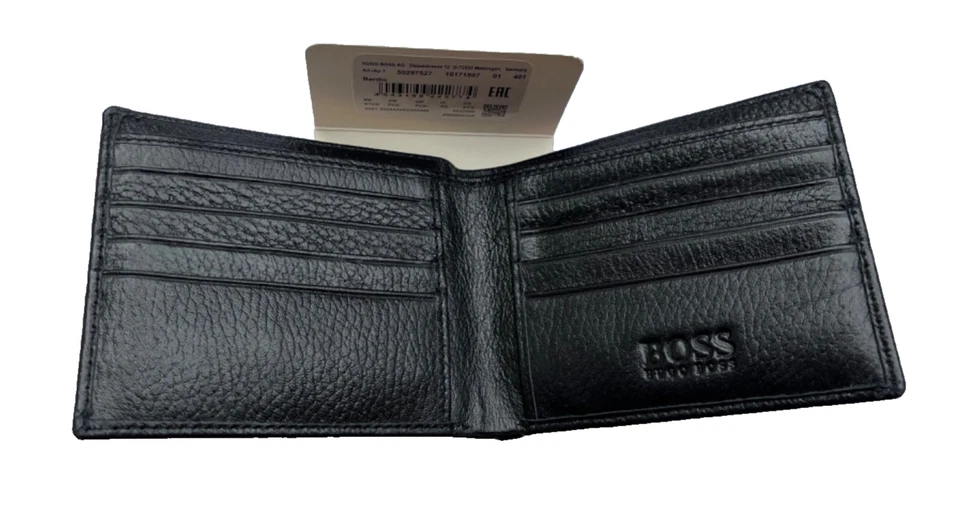 New Men's Hugo Boss Bardio Genuine Leather Wallet for Notes & Credit Card - Image 4 of 4