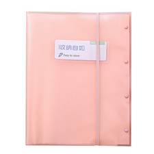 Reusable A3 File Folder Pink Portable Document Organizer 30 Pockets