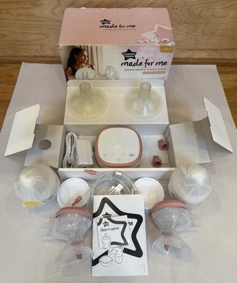 Tommee Tippee Made for Me Double Electric Breast Pump USB Rechargeable Portable