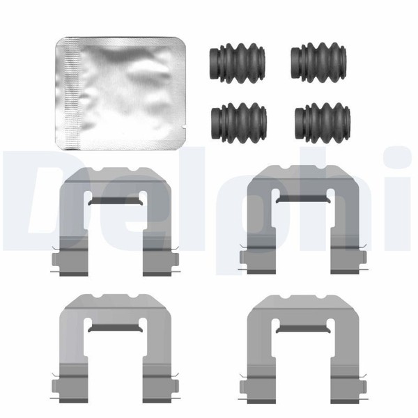 Delphi ZubehöRsatz, Scheibenbremsbelag LX0775 FüR Audi Bmw Toyota-image