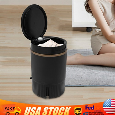 #ad Portable Mini Washing Machine Washer with Drainage Basket Multi Functional Black $60.45