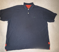 ORVIS Blue Signature Polo Shirt Men's Size XL Short Sleeve Fishing Hiking Cotton