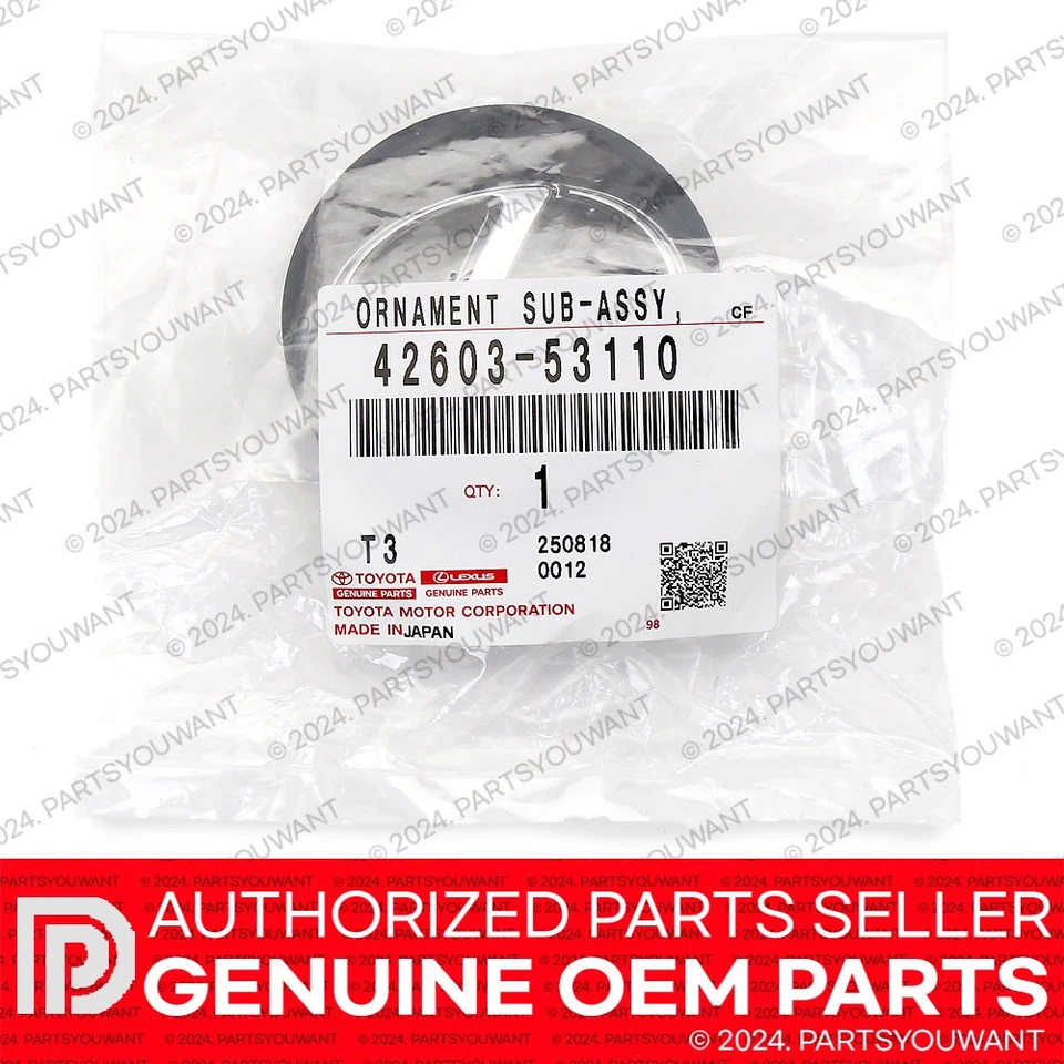 GENUINE Lexus ES GS IS NX RC RX OEM Sport Black Wheel Center Hub Cap 42603-53110 - Image 2 of 4