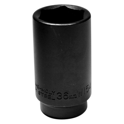 Performance Tool W154 6-Point 36 mm CHR-Moly Axle Nut Socket