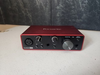 Focusrite Scarlett Solo USB Audio Interface XLR 1/4'' In Phantom Power