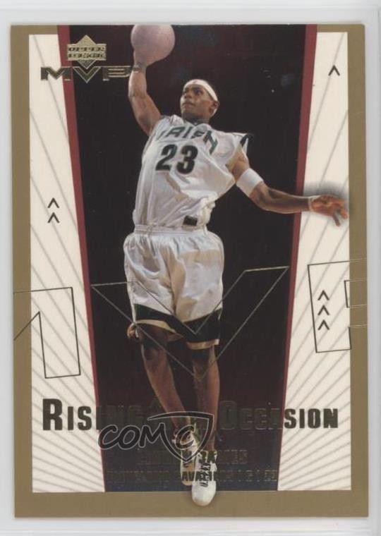 2003-04 Upper Deck MVP Rising to the Occasion LeBron James #RO2 Rookie RC 13n2