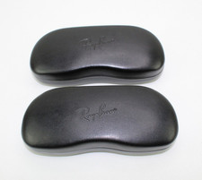 Ray-Ban Universal Hard Cases Clamshells Black Eyeglass/Sunglass Cases - Lot of 2