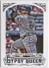 Prince Fielder 2014 TOPPS GYPSY QUEEN BASEBALL Framed Paper White #172 Rangers