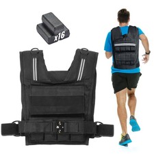 Adjustable Weighted Vest 35lb for Men  Women Strength Training Running