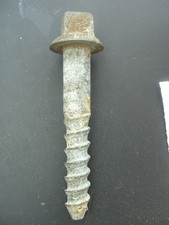 Vintage Rail Bolt Railway Track Sleeper Anchor Bolt - AS - LMS - 48 - WW
