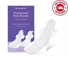 Lansinoh Postpartum Pads Bundle, 40 Count, Extra Absorbent Pads with Wings!..108