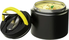 11.8 oz Thermo for Hot Food, Soup Stainless Steel, Food Black 