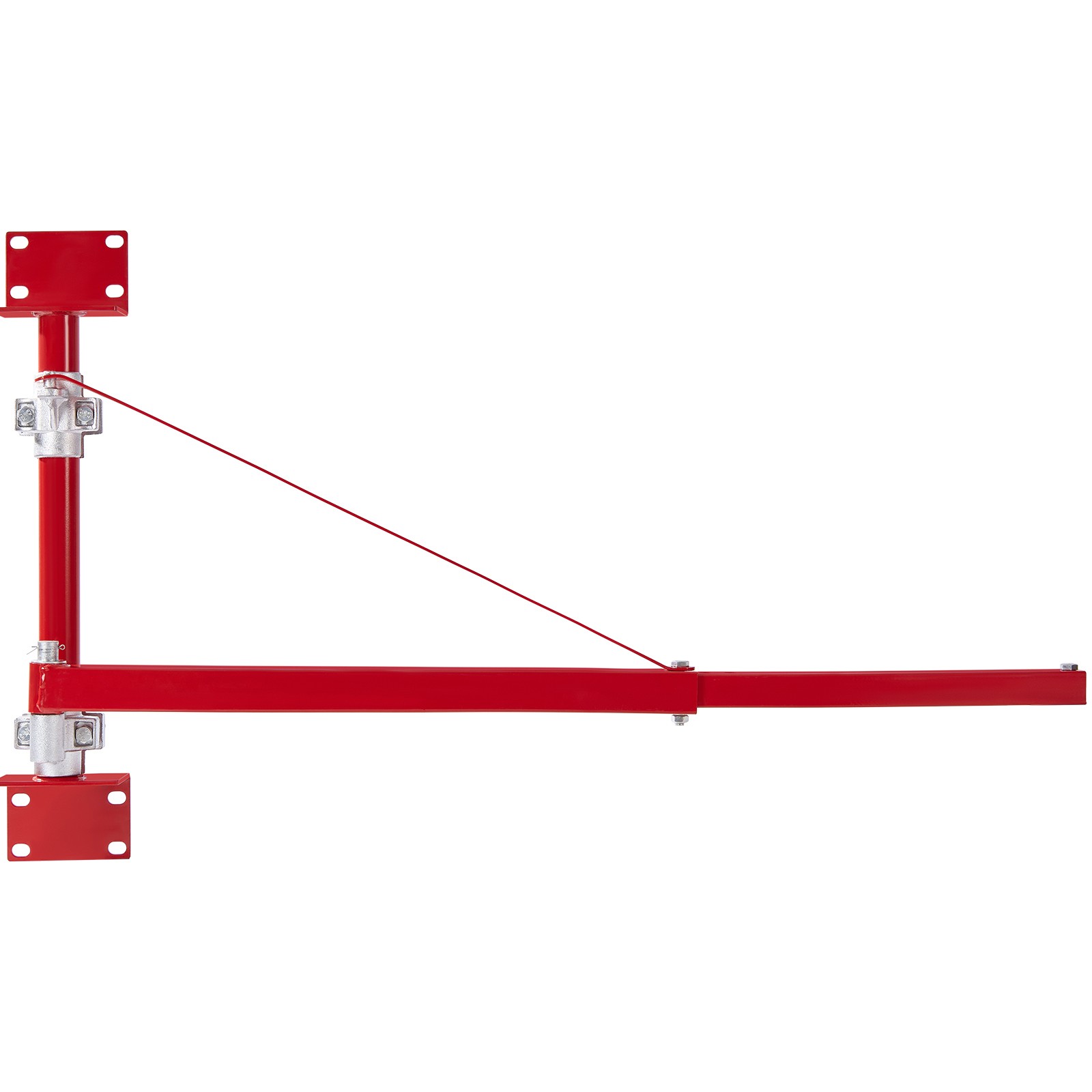 Support de palan électrique pivotant 600 kg fixation poteau échafaudage acier