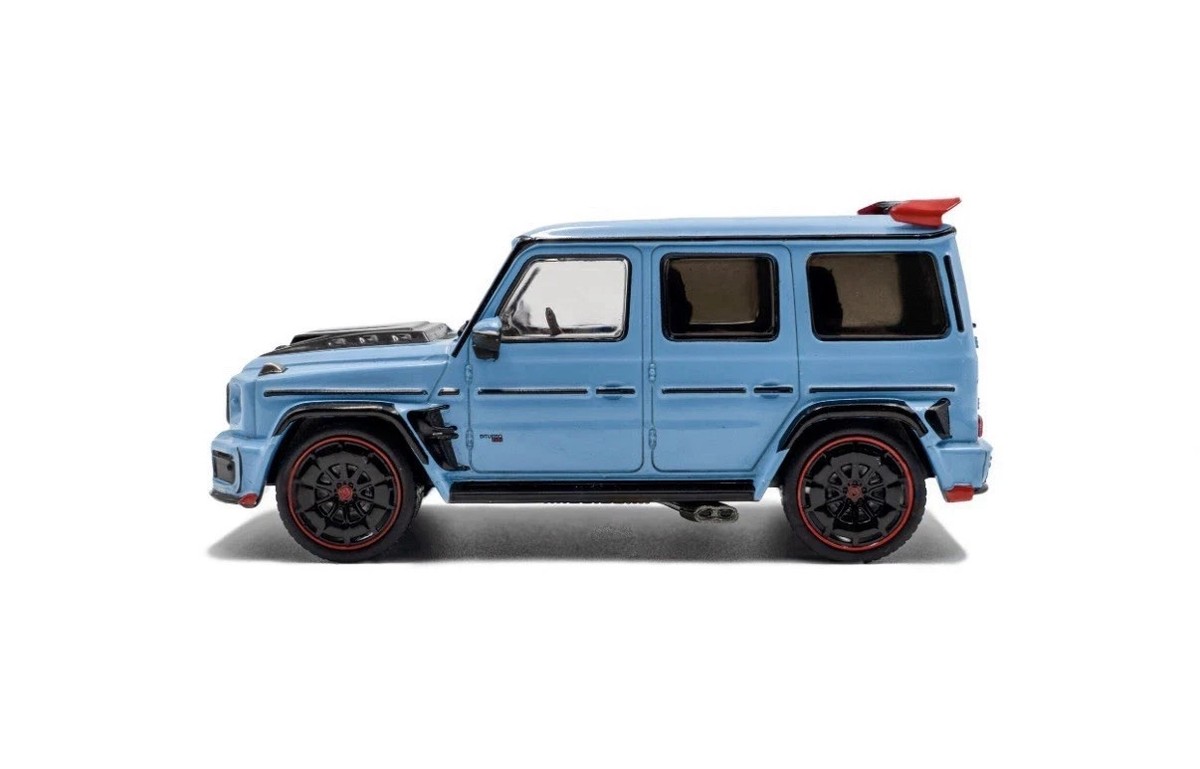 MINICHAMPS　BRABUS限定モデル 1993 ブルー 1/43 Mercedes Benz Brabus Rocket 900 China Blue Diecast Model by