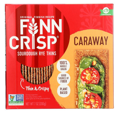 Finn Crisp Sourdough Rye Thins Caraway 7 oz