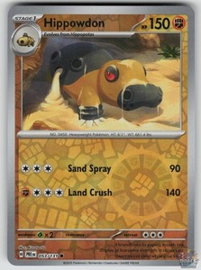 Hippowdon 053/131 Prismatic Evolutions Common Reverse Holo