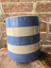 T.G. Green & Co Cornish Kitchen Ware Jug Blue White, Vintage,