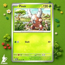 Pinsir 3/131 Prismatic Evolutions Common Pokemon TCG Card Collectible Near Mint