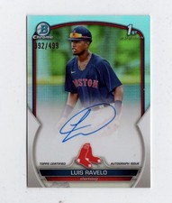 2023 Topps Bowman - Chrome Prospect Autographs Luis Ravelo #CPA-LRA /499