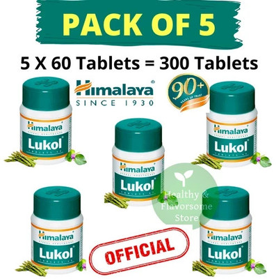 Himalaya Kräuter LUKOL Tabs für Frauen Wellness 5er Box KOSTENLOSER VERSAND 2027