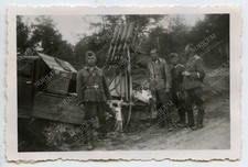 Foto Kesselschlacht bei Uman russische Beute Vierlingsflak Maxin MG WH (A108)