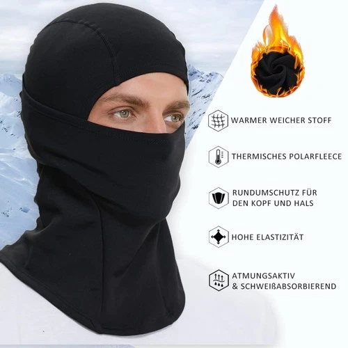 CISIVIS® Sturmhaube Balaclava Winter Herbst Outdoorsports Fahrrad Winddicht Warm - Bild 3 von 17