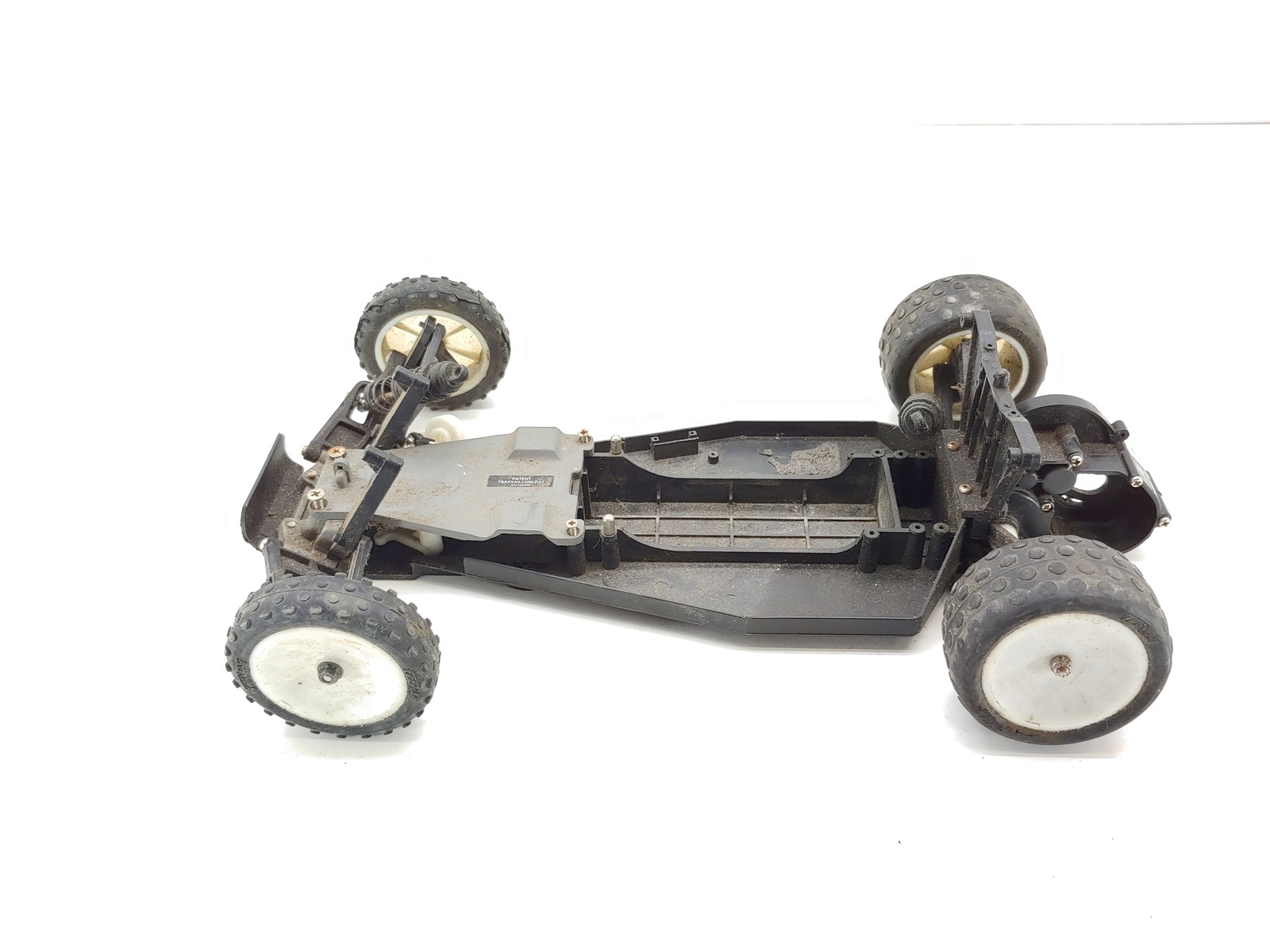 Vintage Old Incomplete Traxxas Bandit 1/10 2wd Buggy Roller Slider Chassis Used