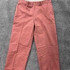 Mens 38 Bills Khakis M1-VTWR Pants Plain Weathered Red Vintage Twill Made in USA