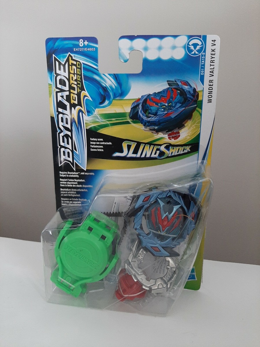 Beyblade Hasbro Toupie Valtryek V4 Turbo Slingshock – Wonder Valtryek – Neuf