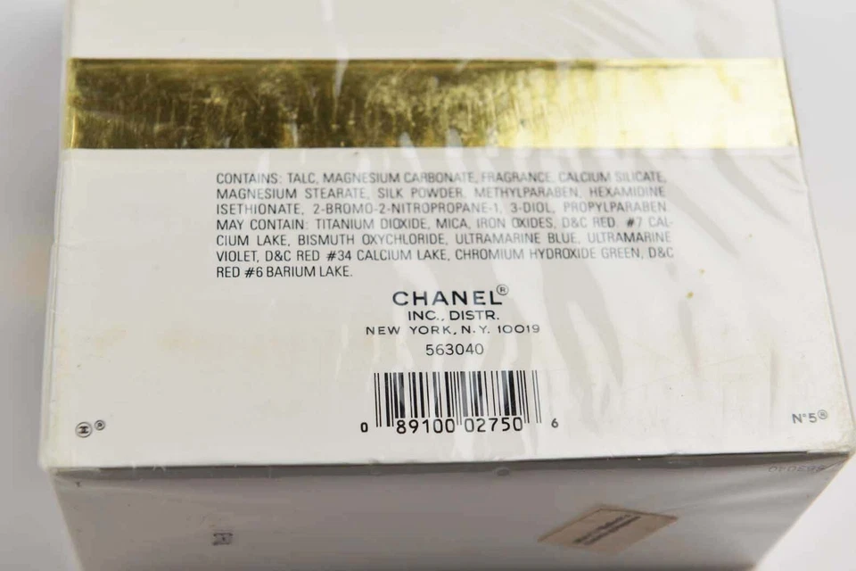 Nuevo CHANEL Nº 5 LUJO BAÑO POLVO CAJA SELLADA 5oz / 142 gr Foto 3 de 3