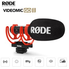 Rode VideoMic GO II Lightweight Directional Microphone for Smartphone PC Tablet