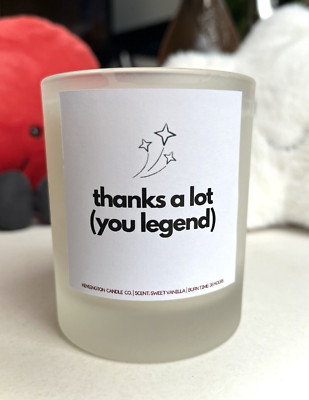 Danke Kerze Geschenk für sie, Danke, Freund, Wertschätzung Geschenk, Geschenkbox