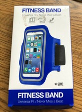 NEW Fitness Band Universal Fit iPhone and iPod Touch - Blue