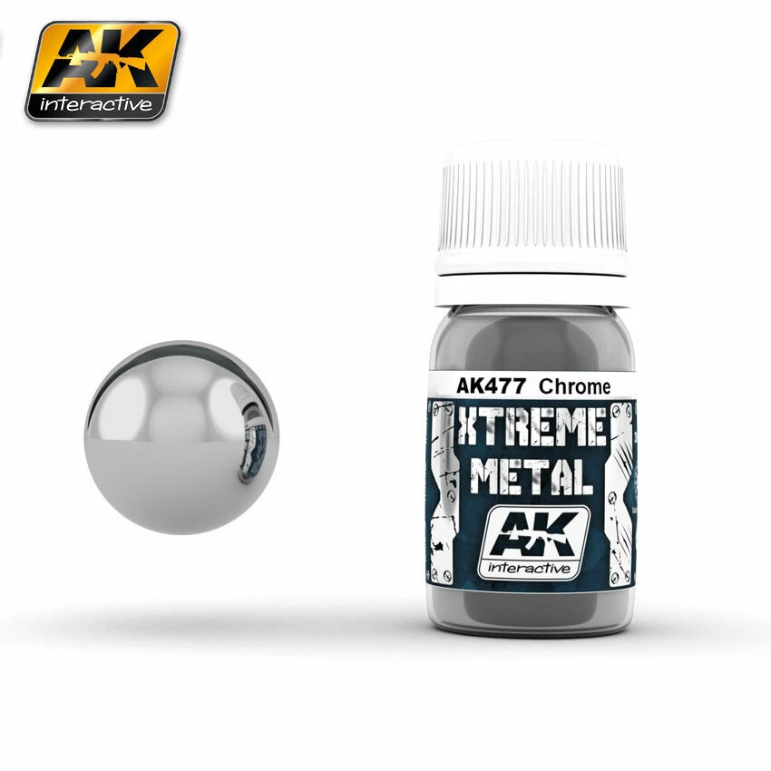 AK INTERACTIVE XTREME METAL CHROME 30 ml. Cod.AK477