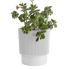 Plant Pots Flower Planter 3 Colours 3 sizes Plastic Pot Modern Elegant