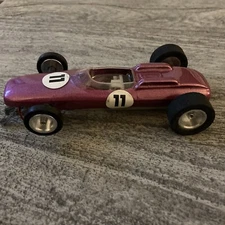Rannalli Pink Porsche Formula 1/24 Scale Slot Car Vintage Racing TESTED NICE!